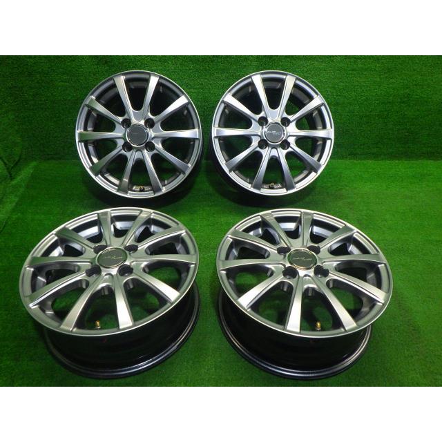 中古アルミホイール　14インチ4.5j　3本 中古 日産純正 ホイール アルミ 14インチ 4.5J 4穴 4本 100 : 鈴木商会