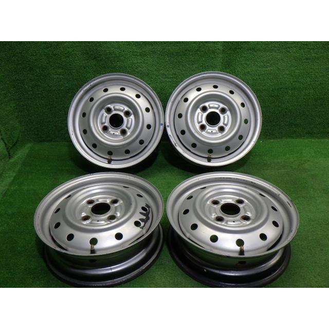 アルト 中古 スズキ純正 HA25S ホイール スチール 13インチ 4J 4穴 4本