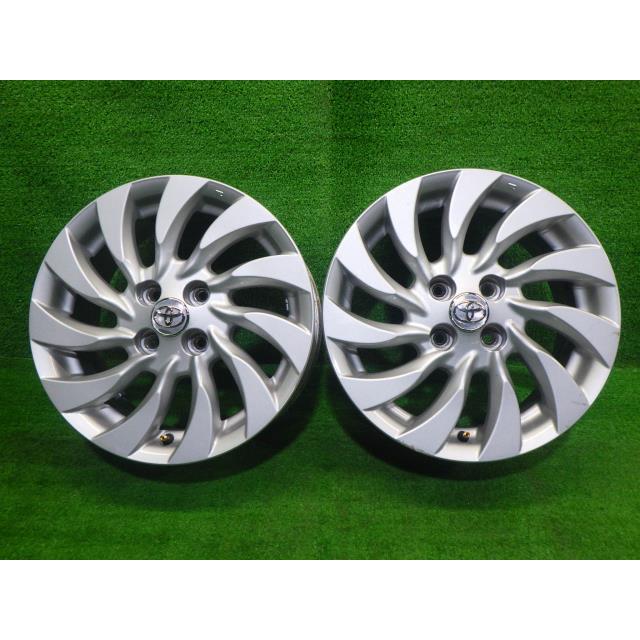 中古 トヨタ純正 QNC25 bB ホイール アルミ 15インチ 6J 4穴 2本 100
