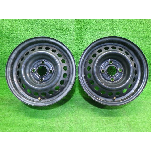 フィット　ホンダ純正　ホイール　14インチ ２個セット 新車外し　スチール　鉄 フィット 中古 ホンダ純正 GE6 ホイール スチール 14インチ 5.5J 4穴 2