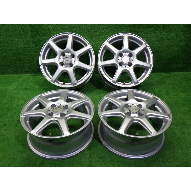 中古 社外 PRO-V7 ホイール アルミ 15インチ 6J 4穴 4本 100 : 鈴木 