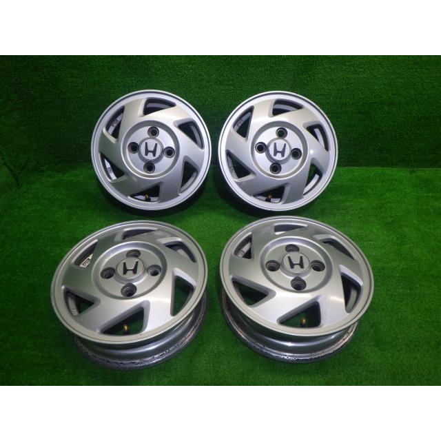 中古 ホンダ純正 HM2 バモス ホイール アルミ 12インチ 3.5J 4穴 4本
