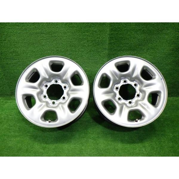 トヨタ純正 7J/16 6H PCD139.7 ＋15 夏タイヤ付き 2本