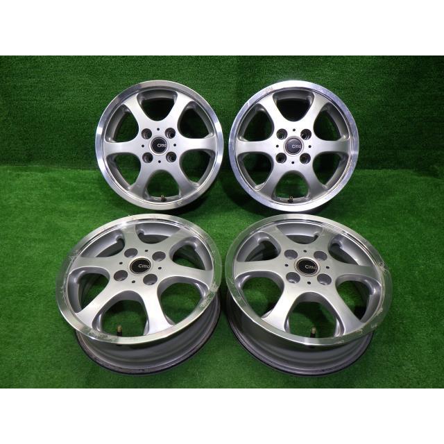中古 社外 citta ホイール アルミ 14インチ 5J 4穴 4本 100 : 鈴木商会