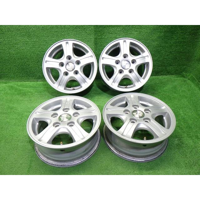 中古 社外 VICENTE ホイール アルミ 13インチ 5J 5穴 4 本114.3  