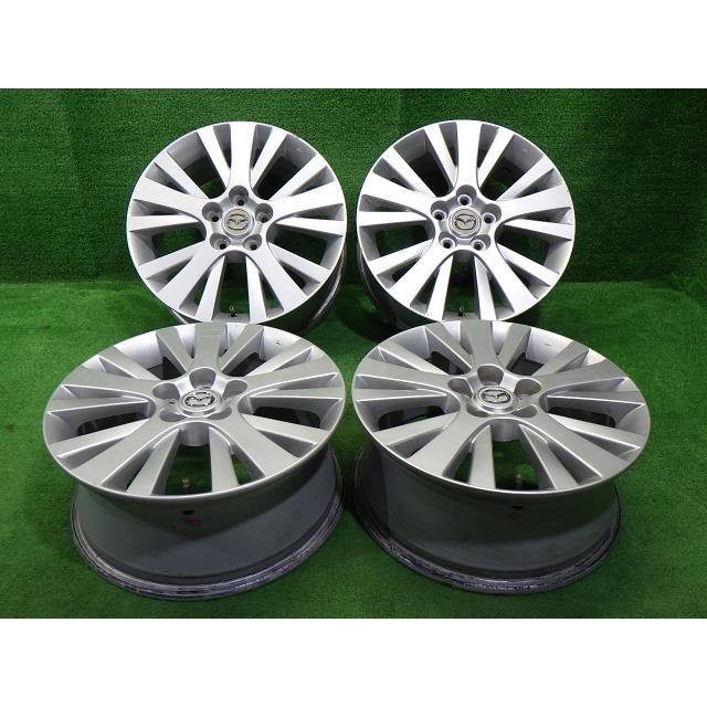 マツダ アテンザ スポーツワゴン 純正アルミホイール 参考7Jx17 ET55 215/45R17 4本タイヤセット　H16 UA-GY3Wにて使用 激安 4本SET】マツダ アテンザ GG系/GY系 純正 アルミホイール [7J +55