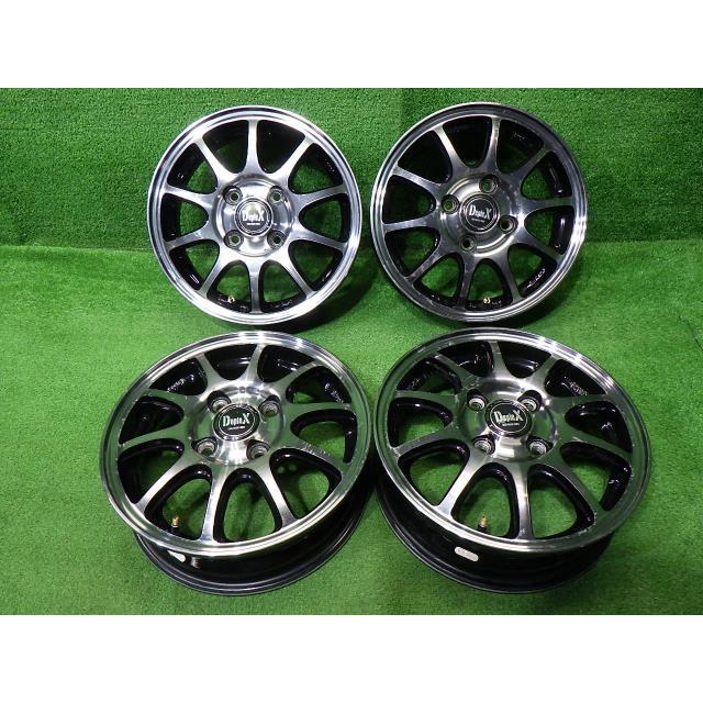 中古 社外 ホイール アルミ 13インチ 4.00B 4穴 4本 100 : 鈴木商会 