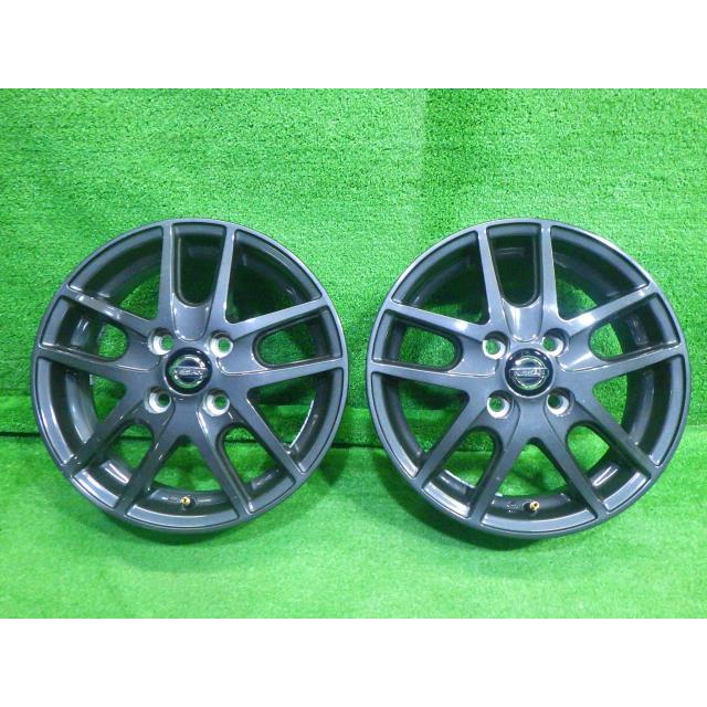 中古 日産純正OP エスティーロ ホイール アルミ 14インチ 4.5J 4穴 2本 