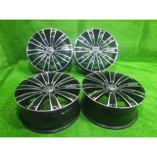 中古 社外 ギャルソン D.A.D GLAIVE ホイール アルミ 18インチ 7.5J 5 