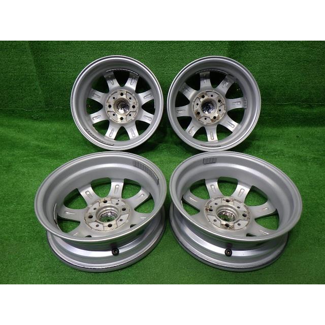 中古 社外 MACBES/MB8 ホイール アルミ 13インチ 4.00B 4穴 4本 100