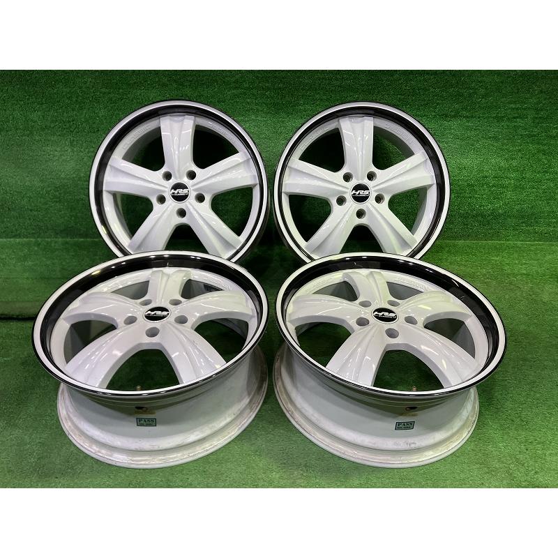 HRS H-C46 C-HR エスティマ ホイール アルミ ホワイト 18インチ 7.5J 5 