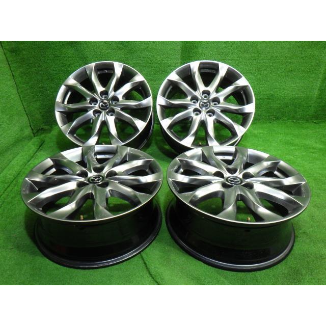 中古 マツダ純正 BM2AS アクセラ ホイール アルミ 18インチ 7J 5穴 4本 