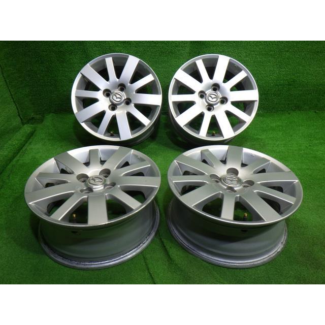 中古 マツダ純正 DC5W ベリーサ ホイール アルミ 15インチ 6J 4穴 4本 
