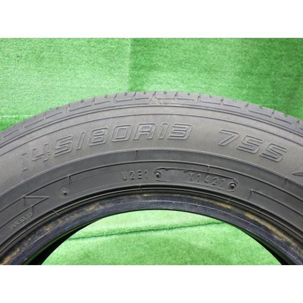 DUNLOP サマー ダンロップ デジタイヤEC202 145/80R13 4本 3ミリ 2021 