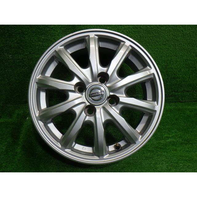 ノート 中古 日産純正OP エスティーロ ホイール アルミ 14インチ 5.5J