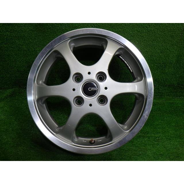 中古 社外 Citta ホイール アルミ 14インチ 4.5J 4穴 4本 100 : 鈴木 