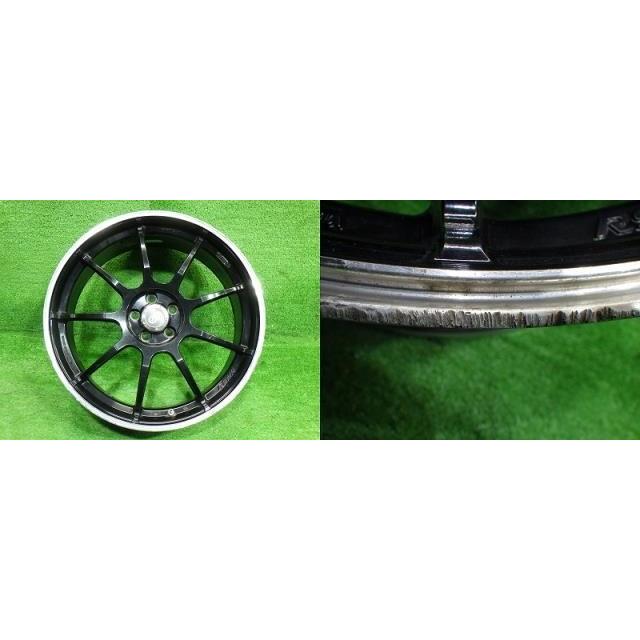 エンケイ RSM9 プリウス レガシィ ホイール アルミ クロ 19インチ 7.5J