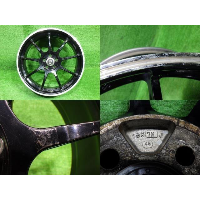 エンケイ RSM9 プリウス レガシィ ホイール アルミ クロ 19インチ 7.5J 