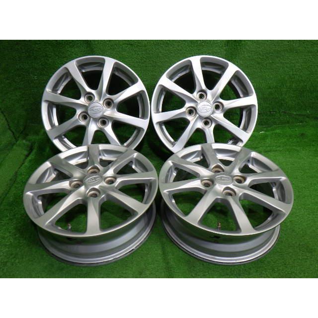 中古 スバル純正 LA100F ステラ ホイール アルミ 14インチ 4.5J 4穴 4 