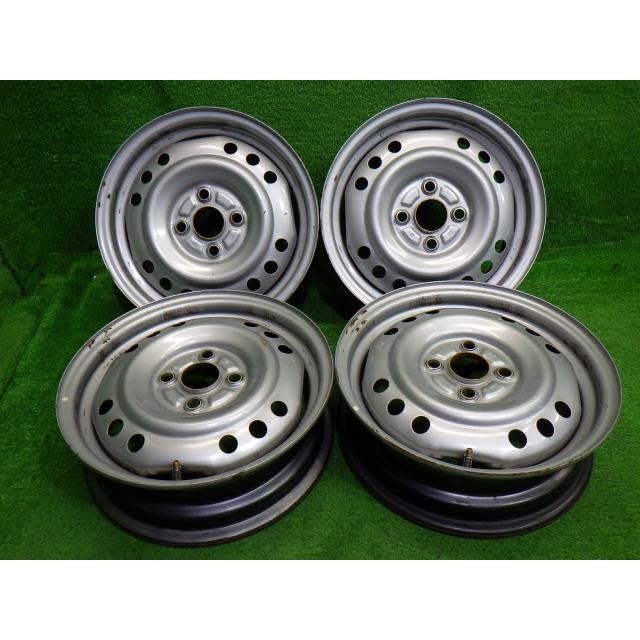 タント 中古 ダイハツ純正 L375S ホイール スチール 14インチ 4.5J 4穴 