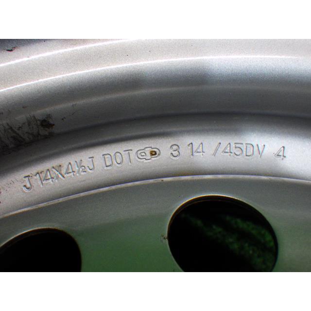 タント 中古 ダイハツ純正 L375S ホイール スチール 14インチ 4.5J 4穴 