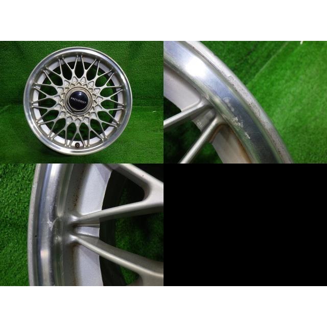 日産 オプション BBS プレジデント GC15 ホイール アルミ シルバー 15