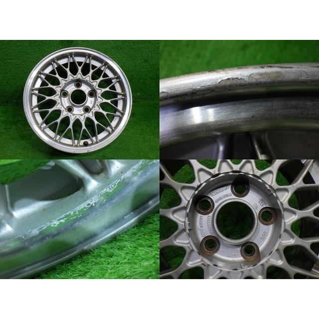 日産 オプション BBS プレジデント GC15 ホイール アルミ シルバー 15