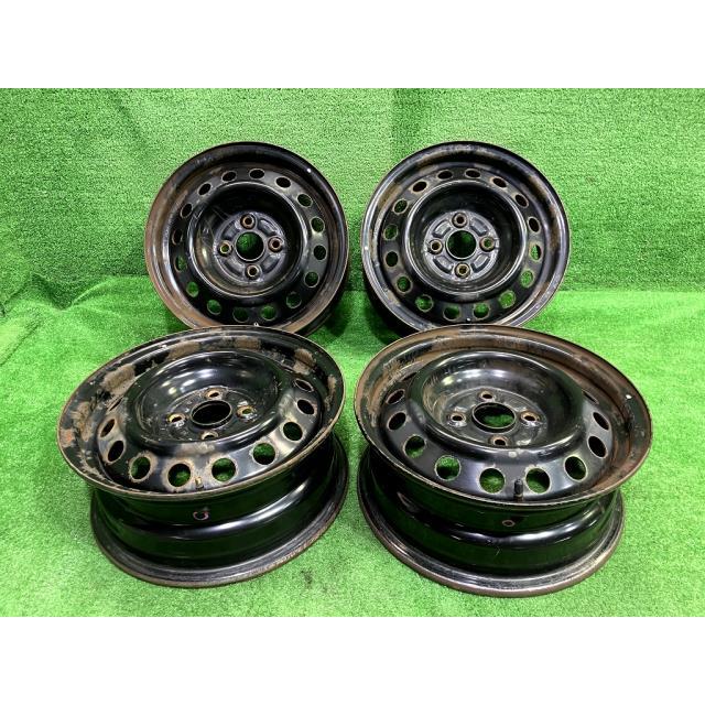 カローラ 中古 トヨタ純正 NZE124 ホイール スチール 14インチ 5.5J 4穴 4本 100 : 鈴木商会ELVストア - 通販 ...
