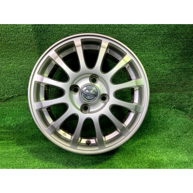 ノート 中古 日産純正 E12 ホイール アルミ 14インチ 5.5J 4穴 4本 100
