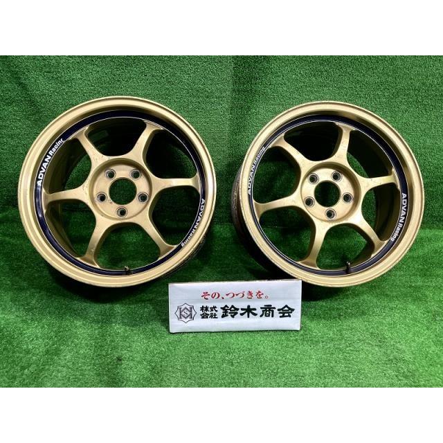 アドバン RG ホイール アルミ ゴールド 16インチ 7J 5穴 2本 100 +47 