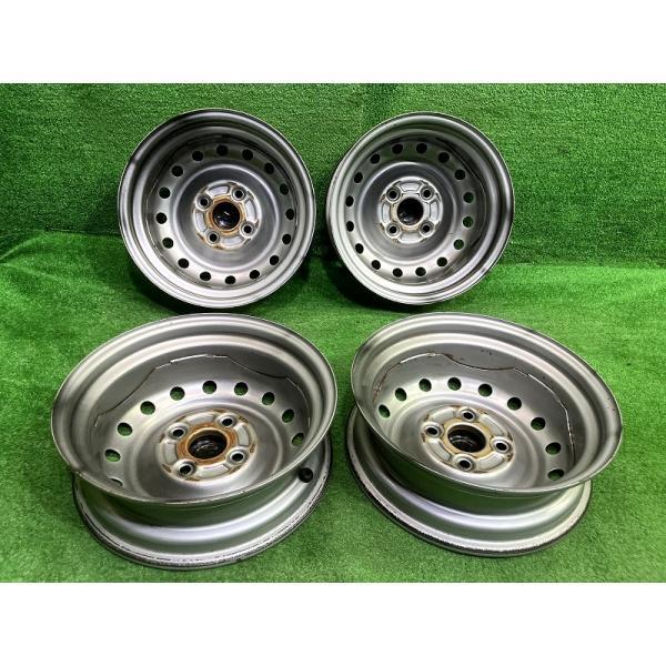 ダイハツ（DAIHATSU） 純正 ミラ L285V ホイール スチール シルバー 13