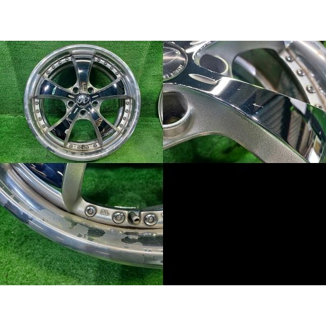 RAYS アーサーエクスチェンジ ホイール アルミ メッキ 18インチ 7.5J 5