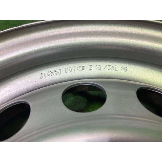 トヨタ TOYOTA 純正 プロボックス サクシード  NCP165V ホイール スチール シルバー 14インチ 5J 4穴 4本 100 トヨタ（TOYOTA） 純正 プロボックス NCP165V ホイール スチール