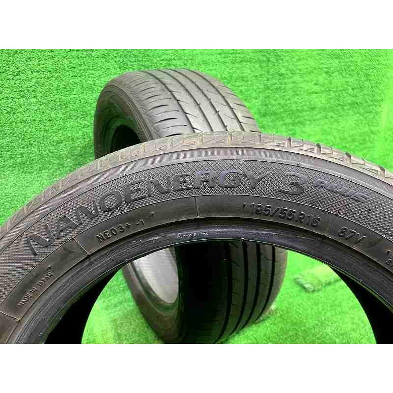 TOYO サマー トーヨー ナノエナジー3+ 195/55R16 4本 3ミリ 2021年の画像