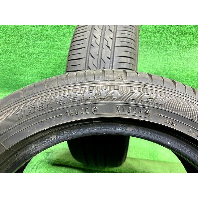 YELLOWHAT サマー イエローハット エコファイン 165/55R14 2本 5ミリ