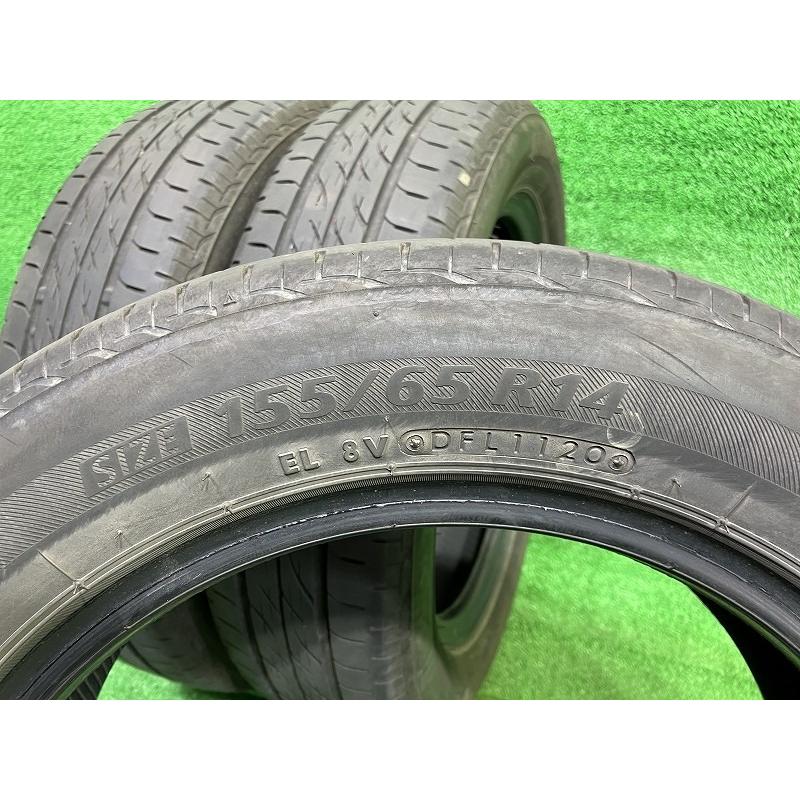 2020年製 ブリヂストン ネクストリー 155/65R14 4本 #25336 BRIDGESTONE サマー ブリヂストン ネクストリー 155/65R14 4本 3ミリ 3