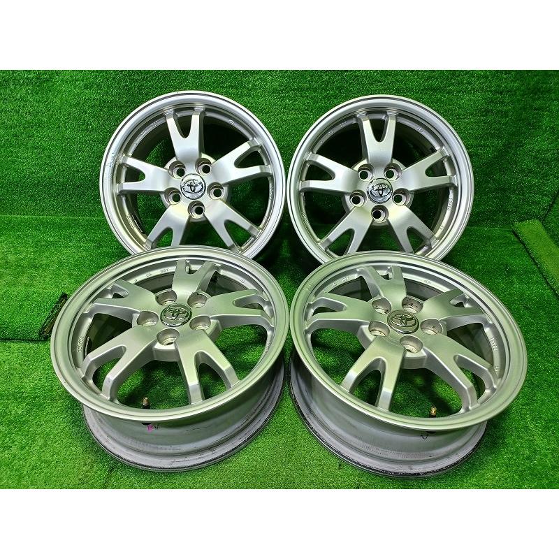 トヨタ 15インチ ホイール15本スポーク5穴 シルバー