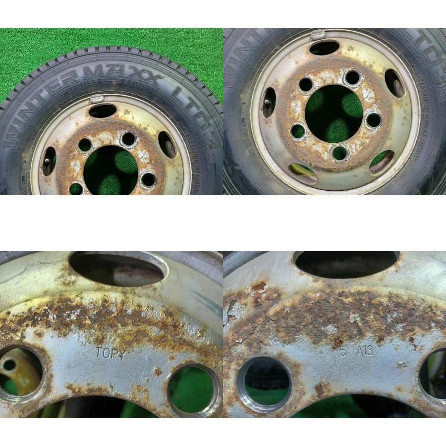 日野自動車 デュトロ XZU695M タイヤホイールセット 205/85R16 117