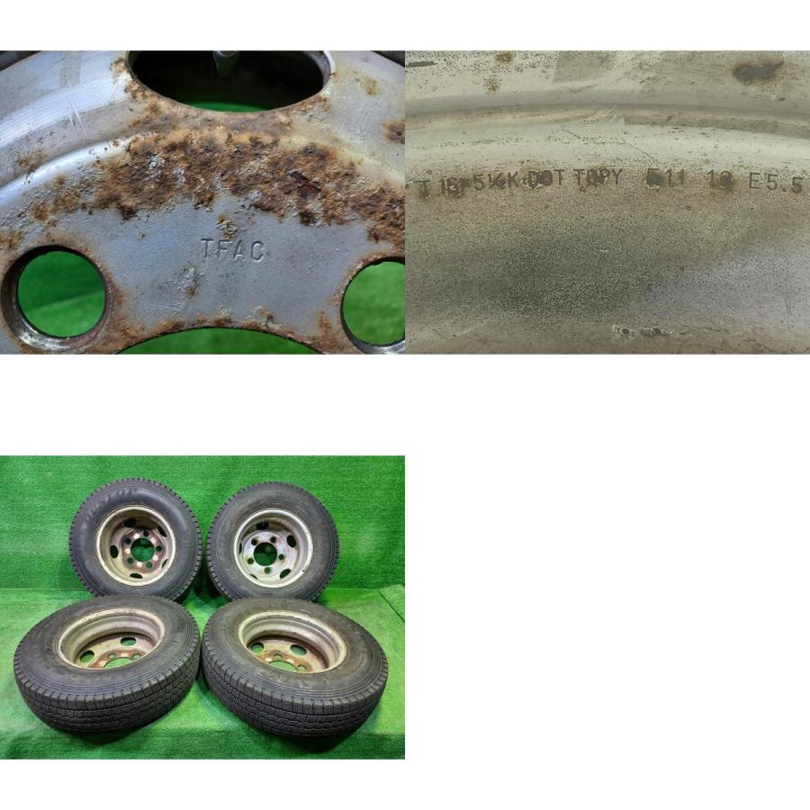 日野自動車 デュトロ XZU695M タイヤホイールセット 205/85R16 117