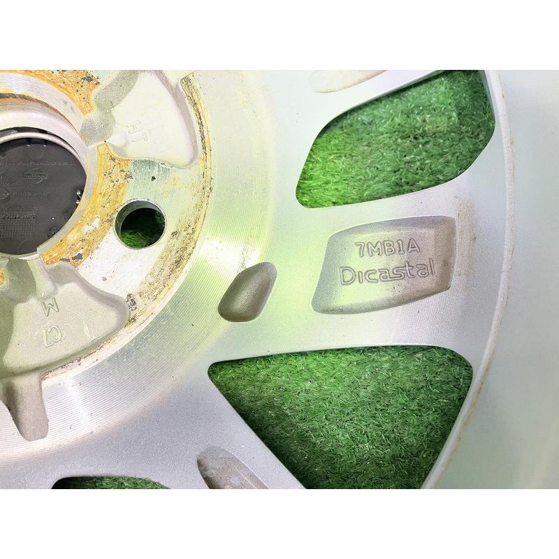❶ 日産純正タイヤホイール４本セット（２本） 日産（NISSAN） 純正 デイズ B47W ホイール アルミ シルバー 14インチ