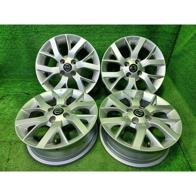 日産ノート　E12 純正ホイールとタイヤセット　 15インチ5.5J　40。 楽天市場】ノート (E12)Xエアロスタイル純正15inch 5.5Jx15 +40 4/100