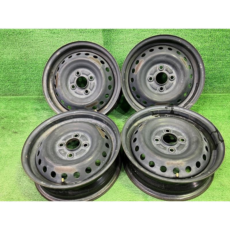 ホンダ純正 N-BOX スチールホイール 14インチ 4本 ホンダ（HONDA） 純正 N-BOX JF5 ホイール スチール クロ 14インチ 4.5