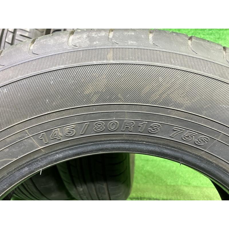 YOKOHAMA サマー ヨコハマ エコスES31 145/80R13 4本 5ミリ 2021年 