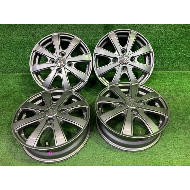 （終了）アルミホイール「新品、４本」 POTENZA BRIDGESTONE SW010 17x7.0J 4/100 +43 PB パールブラック 新品