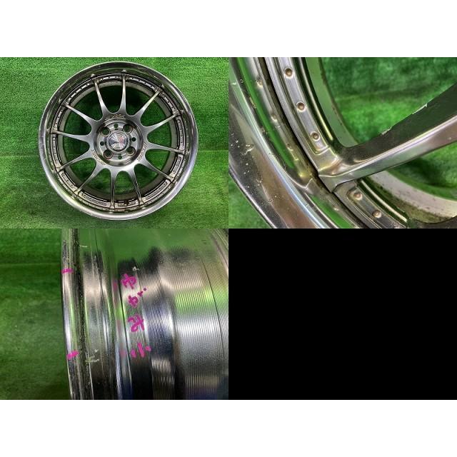 WORK 戦 イクサ ホイール アルミ シルバー 17インチ 7J 4穴 4本 100 +