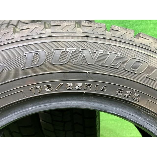 DUNLOP スタッドレス ダンロップ ウィンターマックスWM02 175/65R14 4本 7ミリ 2022年の画像