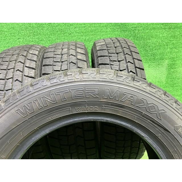 DUNLOP スタッドレス ダンロップ ウィンターマックスWM02 175/65R14 4本 7ミリ 2022年の画像