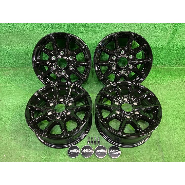 ロードマックスKG25 ハイエース ホイール アルミ クロ 15インチ 6J 6穴 