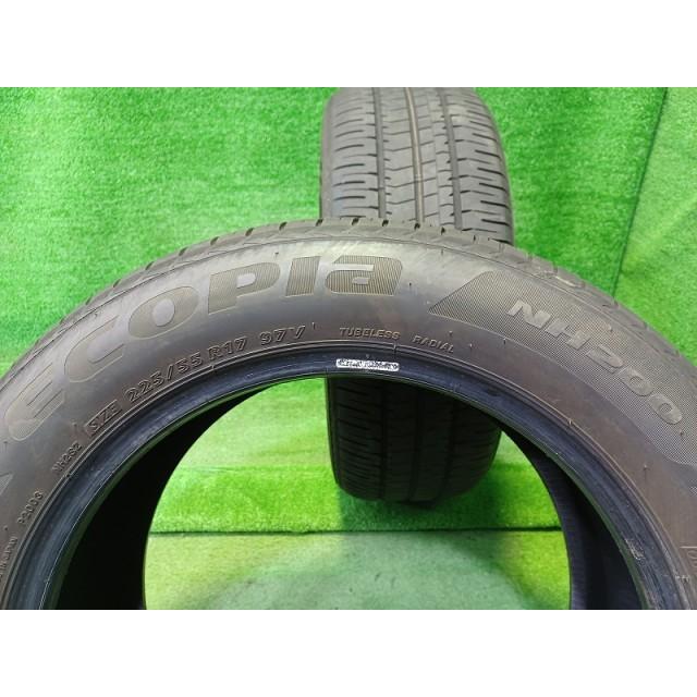BRIDGESTONE サマー ブリヂストン エコピアNH200 225/55R17 2本 1本3