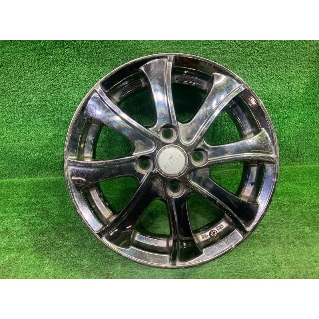 ALLISH  軽自動車 車輪 軽銀 メッキ 14in 4.5J 4穴 4本 100 +45